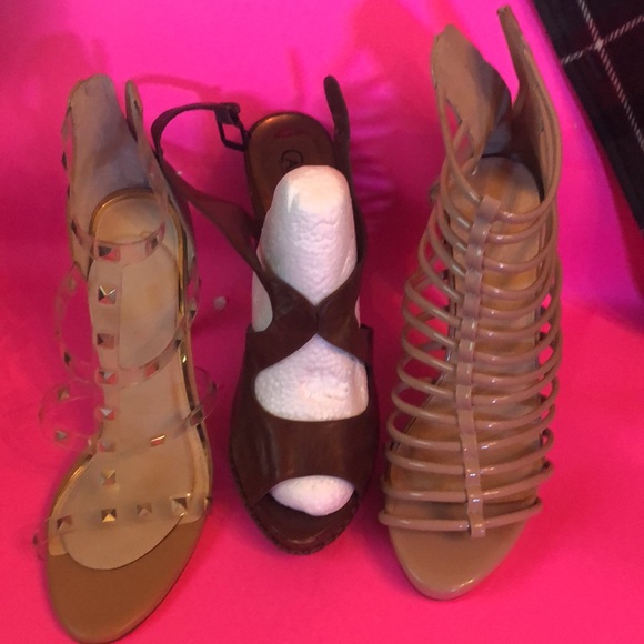 3 YES THREE Heels Bundle Jessica Simpson 👠 Carlos Santana👠 Charlotte Russe👠 - Picture 10 of 10